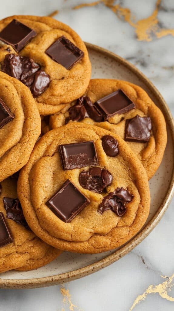 Brown Butter Pumpkin Chocolate Chip Cookies