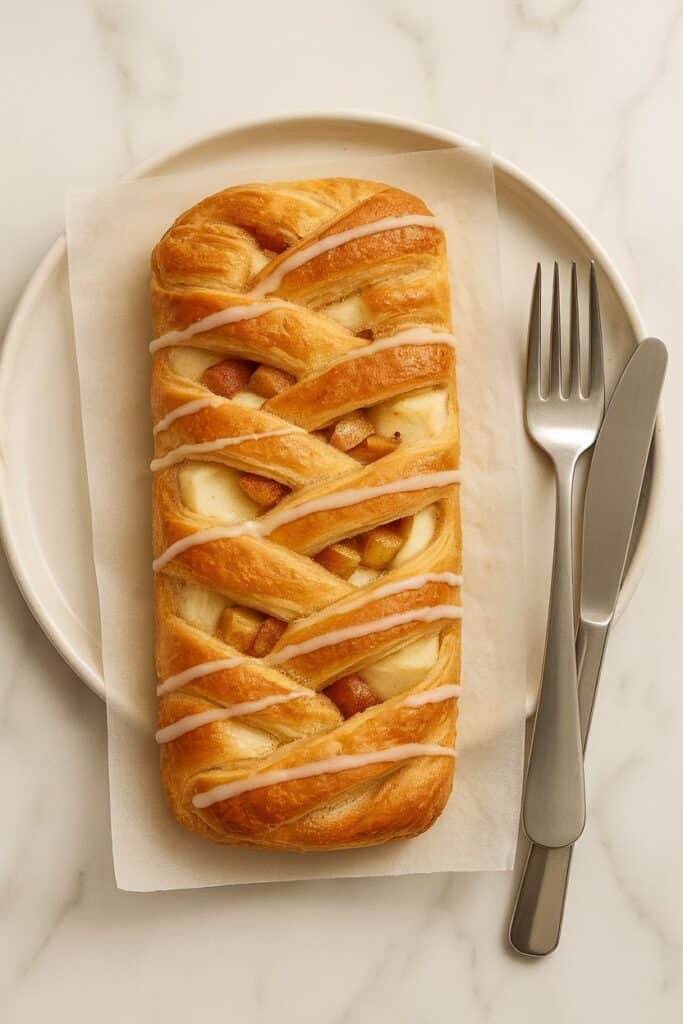 Apple Cinnamon Cream Cheese Danish Braids
