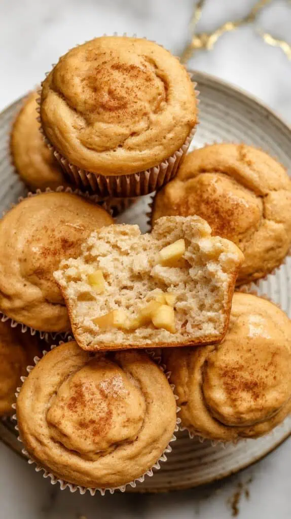 Apple Cinnamon Cottage Cheese Muffins