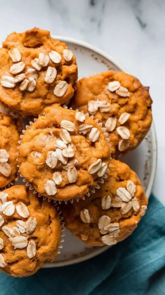 Cottage Cheese Sweet Potato Muffins
