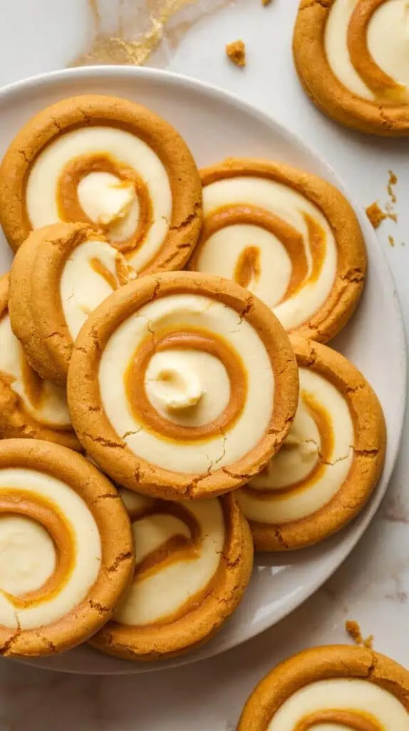 Pumpkin Butter Cheesecake Cookies