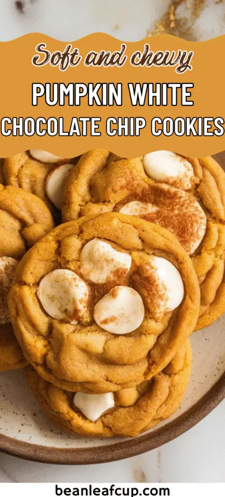 Pumpkin White Chocolate Chip Cookies