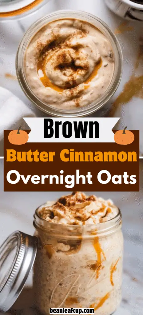 Brown Butter Cinnamon Overnight Oats 