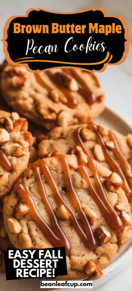 Brown Butter Maple Pecan Cookies