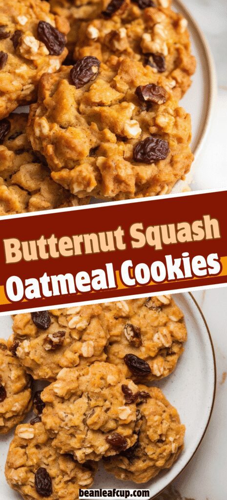 Butternut Squash Oatmeal Cookies