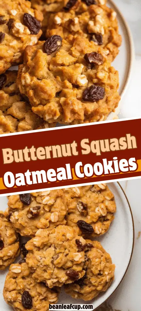 Butternut Squash Oatmeal Cookies