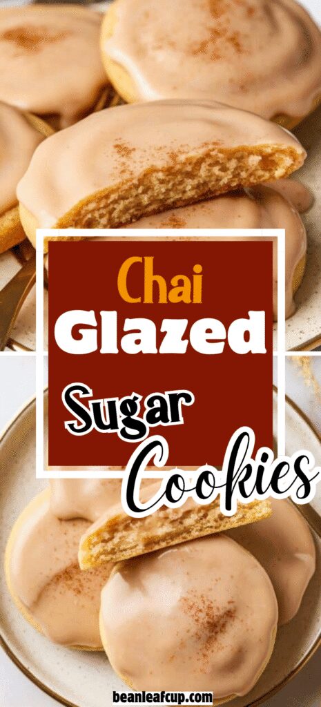 Chai Glazed Sugar Cookies