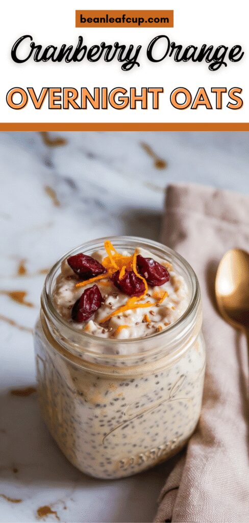 Cranberry Orange Overnight Oats