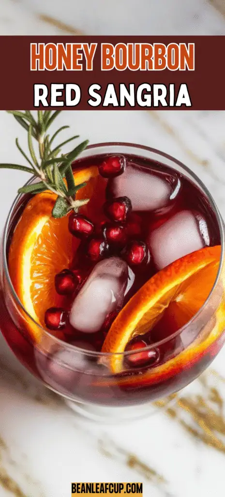 Honey Bourbon Red Sangria