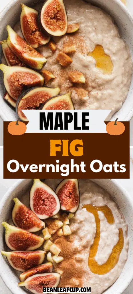 Maple Fig Overnight Oats