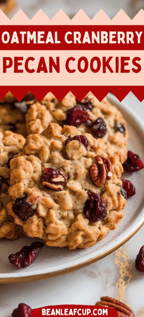 Oatmeal Cranberry Pecan Cookies