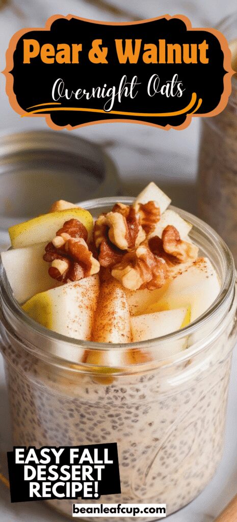 Pear & Walnut Overnight Oats