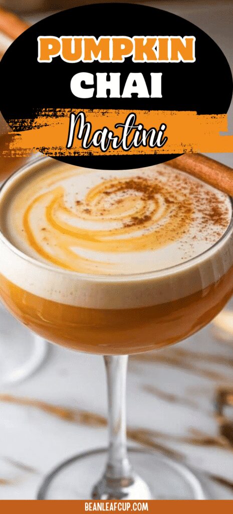 Pumpkin Chai Martini
