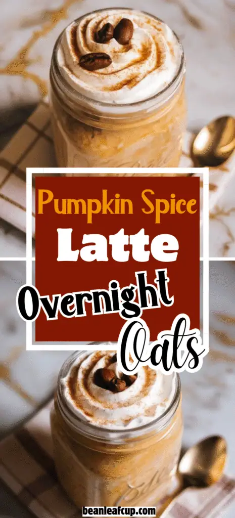 Pumpkin Spice Latte Overnight Oats