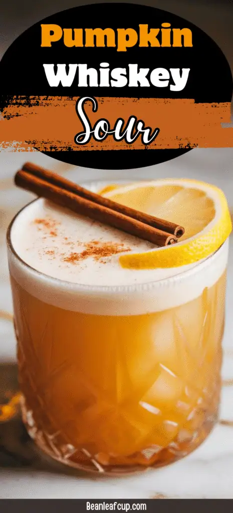 Pumpkin Whiskey Sour