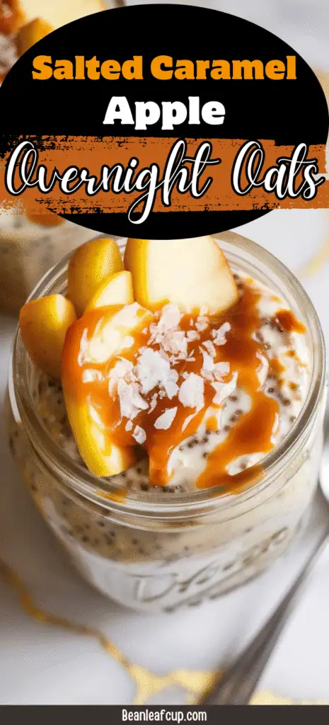 Salted Caramel Apple Overnight Oats