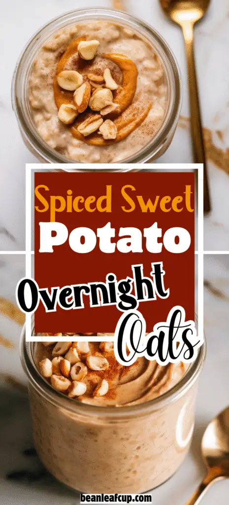 Spiced Sweet Potato Overnight Oats
