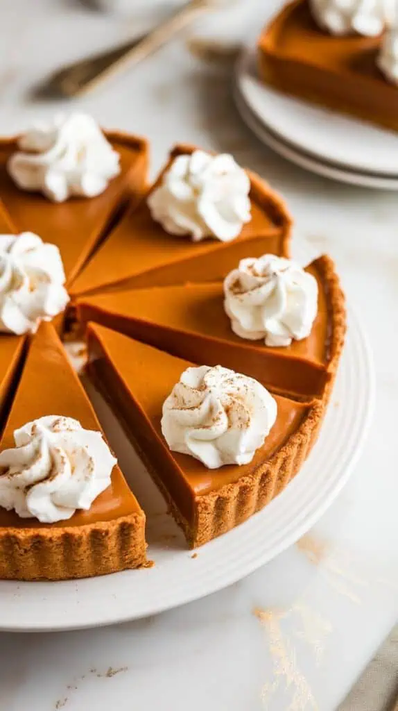 Gingerbread Pumpkin Tart