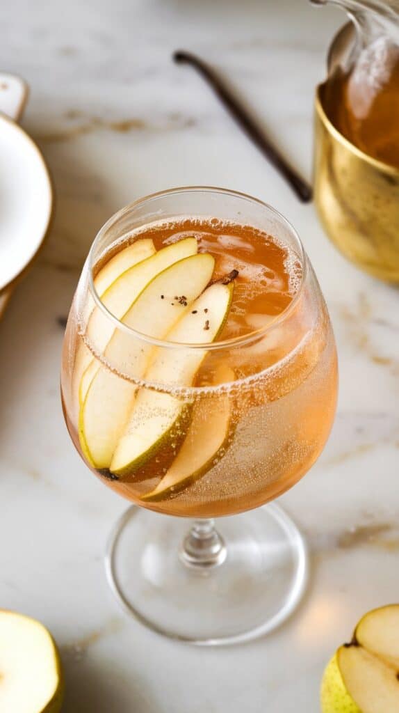 Spiced Pear Sparkling Sangria