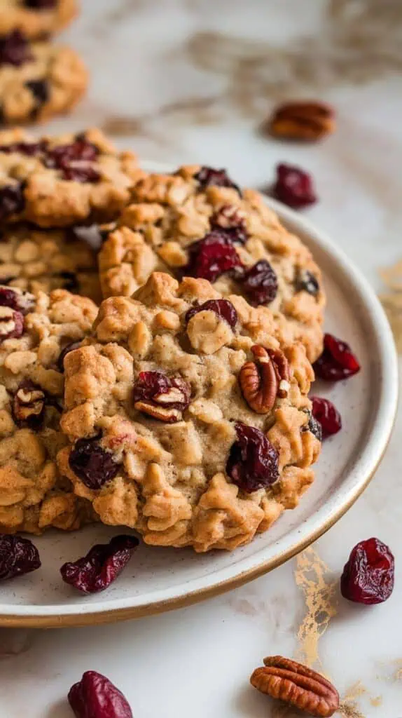 Oatmeal Cranberry Pecan Cookies