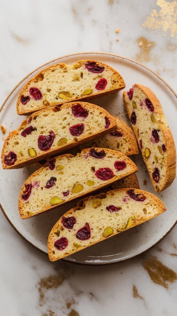 Cranberry Pistachio Biscotti