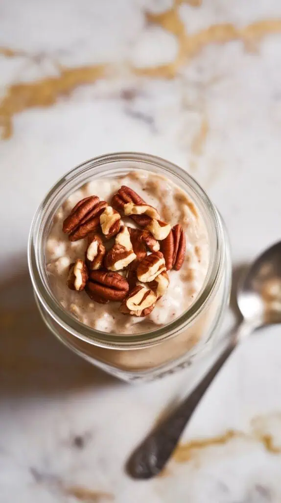 Maple Pecan Overnight Oats