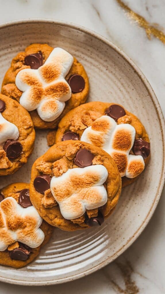 Pumpkin S’mores Cookies