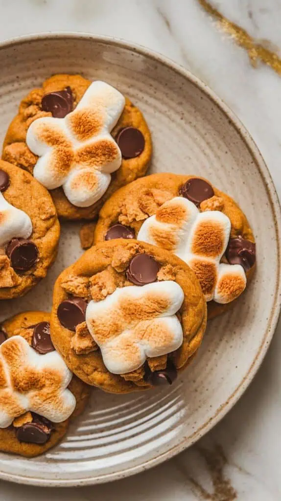 Pumpkin S’mores Cookies