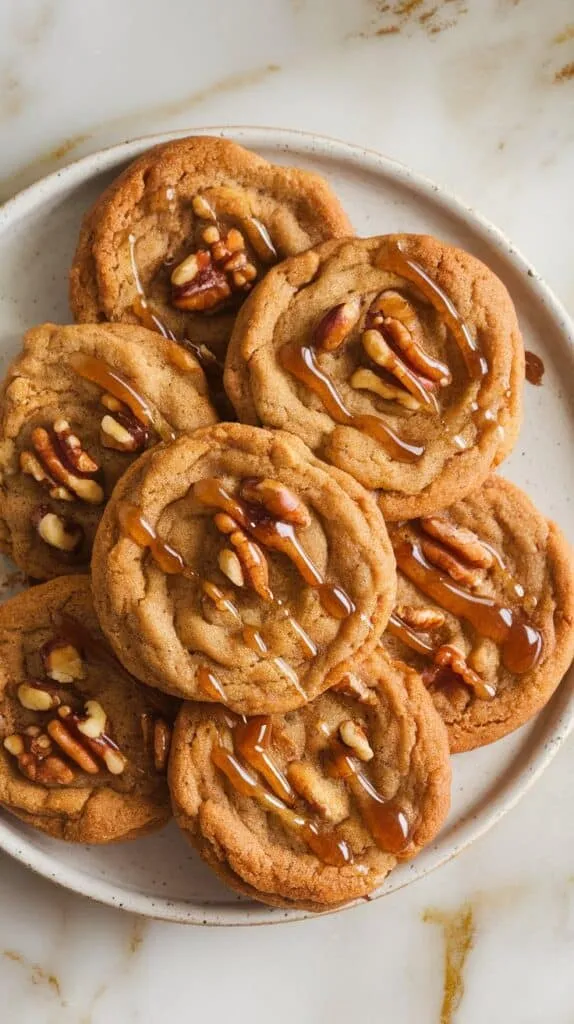 Brown Butter Maple Pecan Cookies