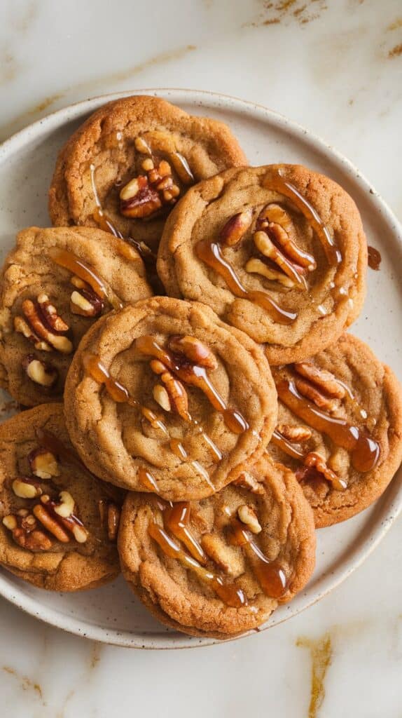Brown Butter Maple Pecan Cookies