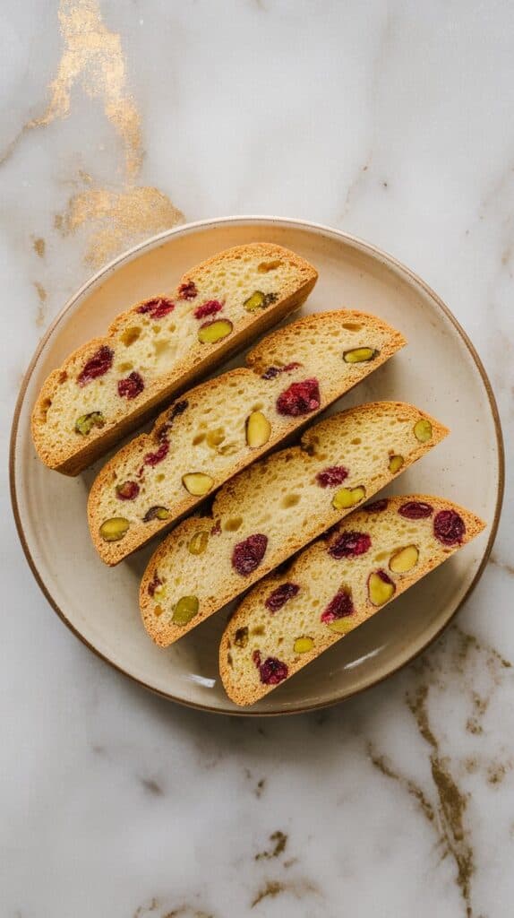 Cranberry Pistachio Biscotti