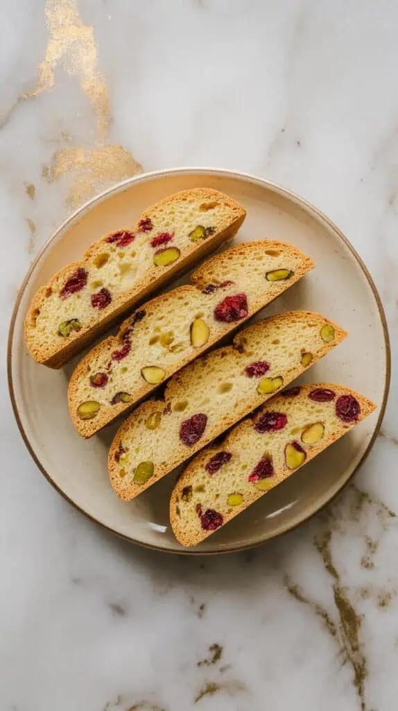 Cranberry Pistachio Biscotti