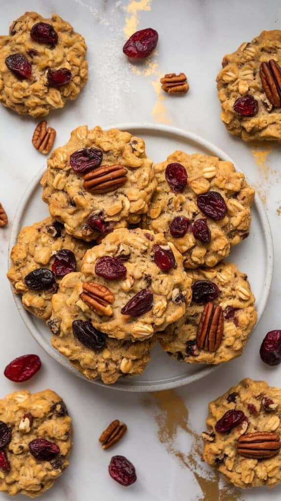 Oatmeal Cranberry Pecan Cookies