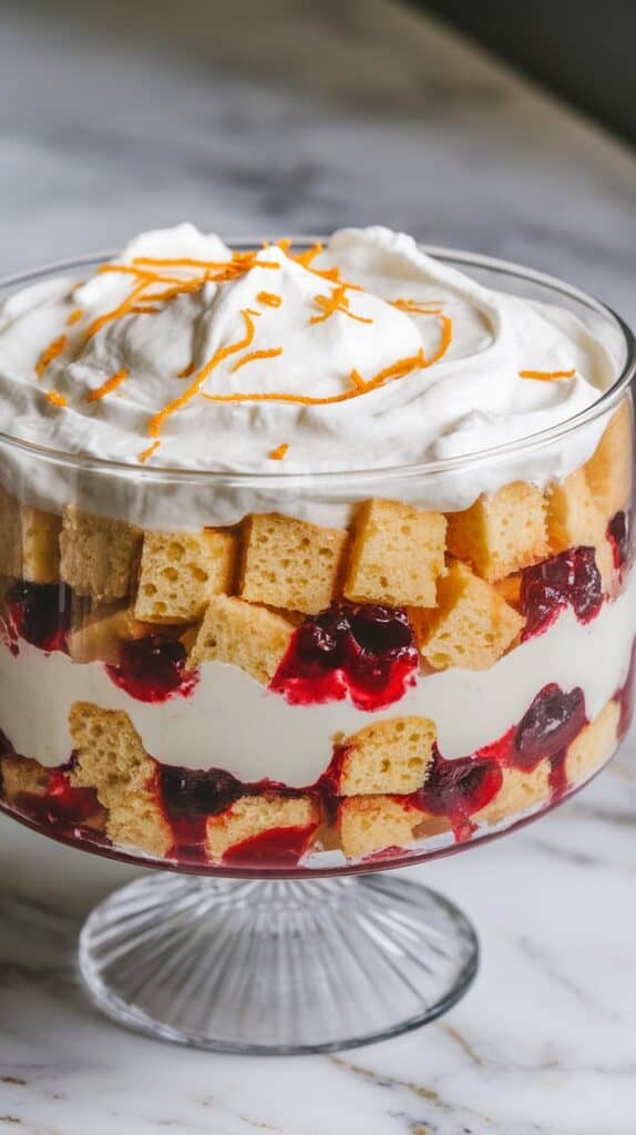 Cranberry Trifle