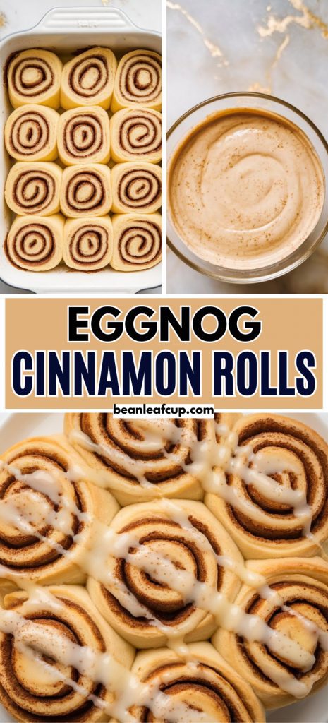Eggnog Cinnamon Rolls
