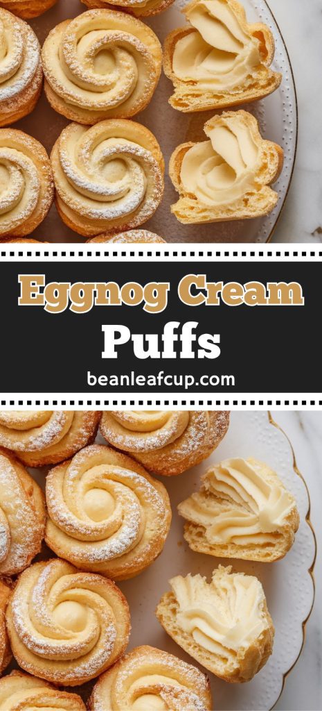 Eggnog Cream Puffs