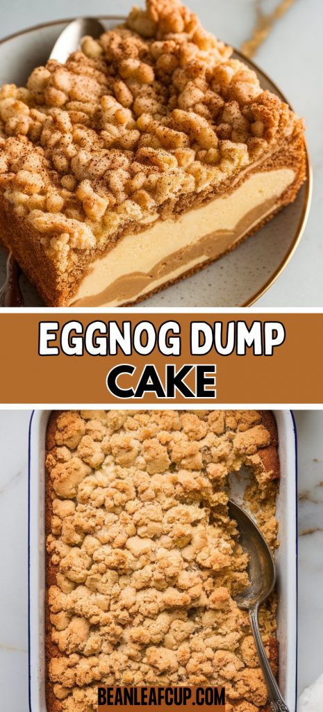Eggnog Dump Cake