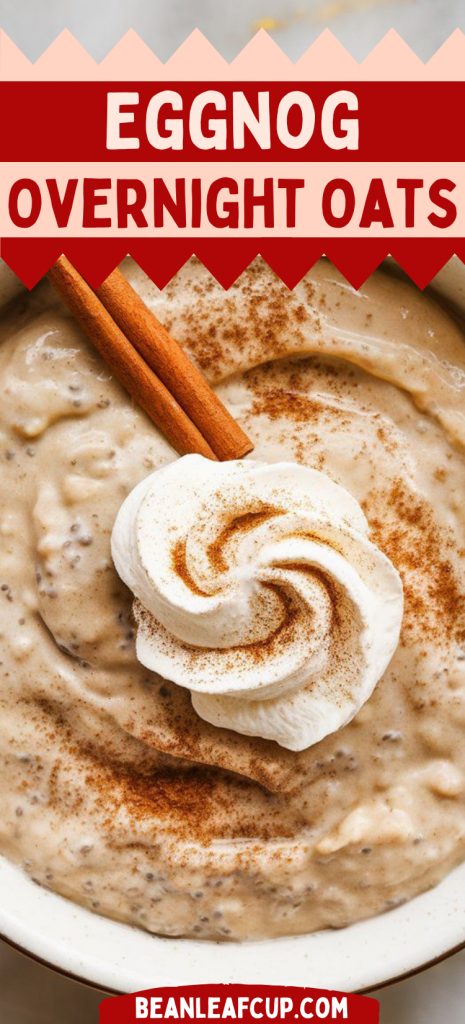 Eggnog Overnight Oats