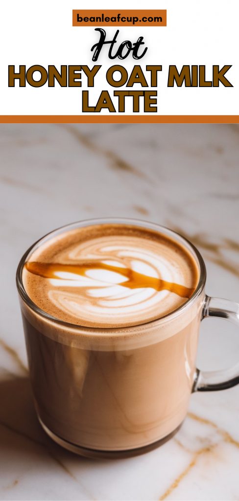 Hot Honey Oat Milk Latte