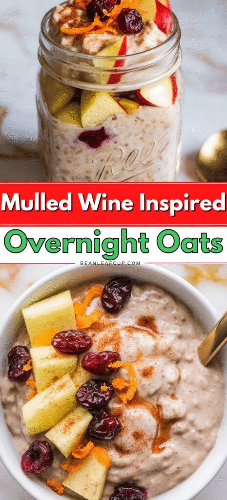 Mulled Wine Inspired Overnight Oats