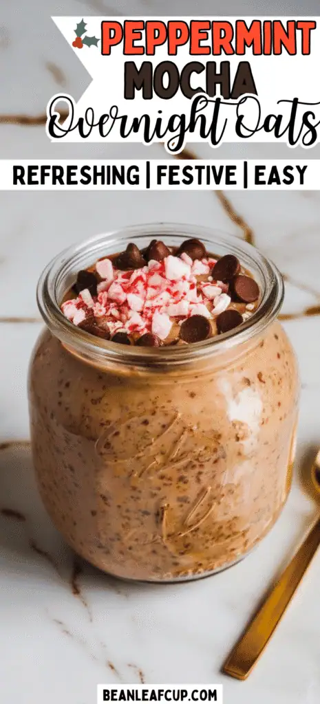 Peppermint Mocha Overnight Oats
