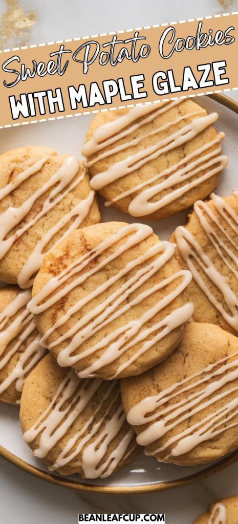 Sweet Potato Cookies with Maple Glaze