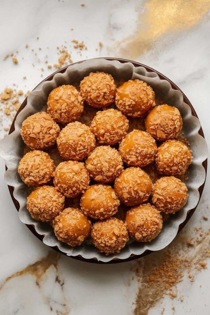No Bake Pumpkin Cheesecake Balls