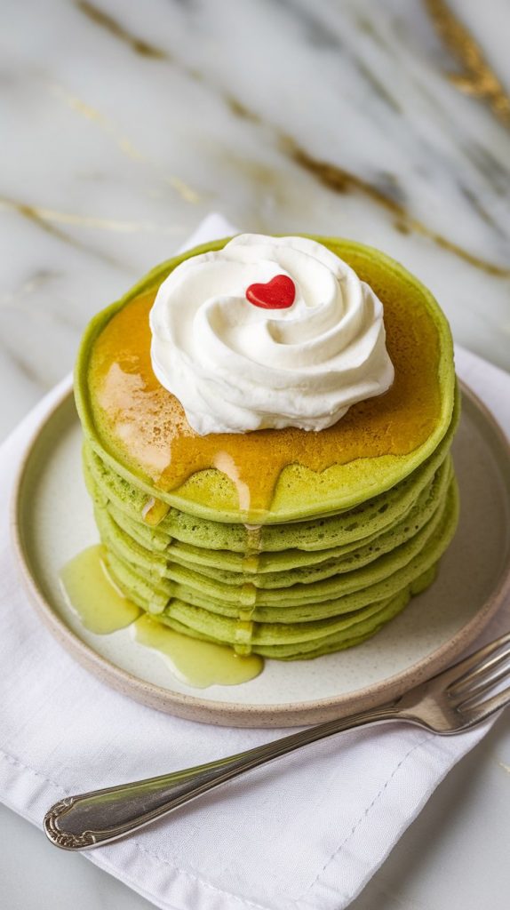 Grinch Pancakes