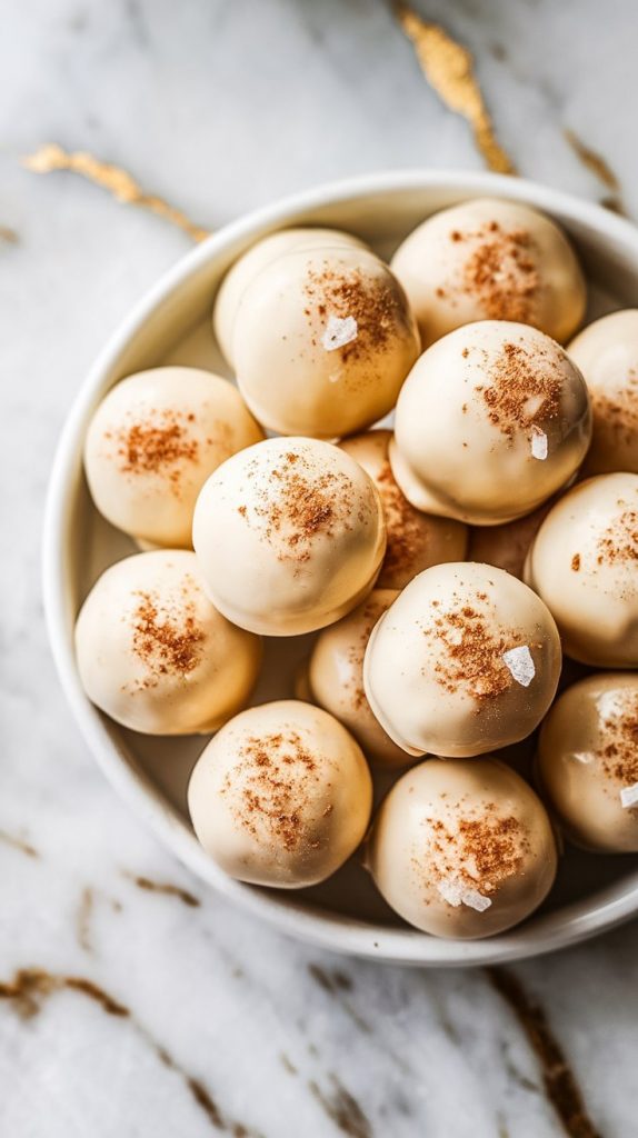Eggnog Truffles