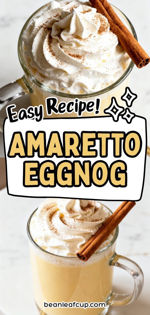 Amaretto Eggnog Cocktail 3