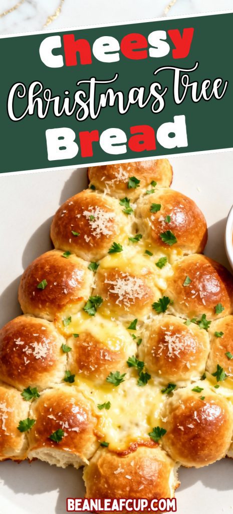 Cheesy Christmas Tree Bread
