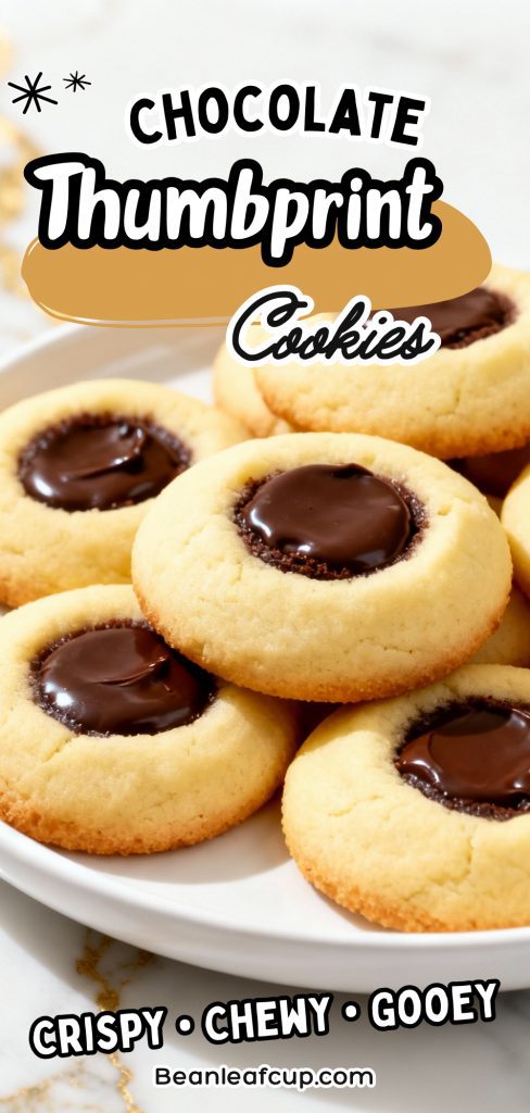 Chocolate Thumbprint Cookies