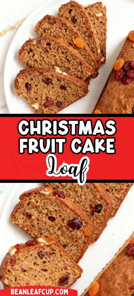 Christmas Fruit Cake Loaf
