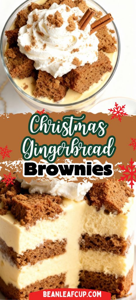 Christmas Gingerbread Trifle
